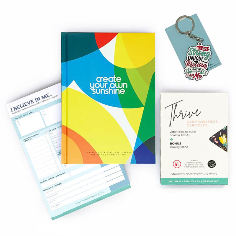 Create your own sunshine teen bundle for gratitude and wellness